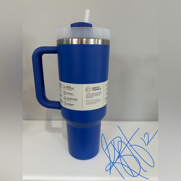 Stanley 40oz IRIS BLUE The Flowstate Quencher H2.0 Tumbler NWT 40 Ships ASAP! - Picture 5 of 7